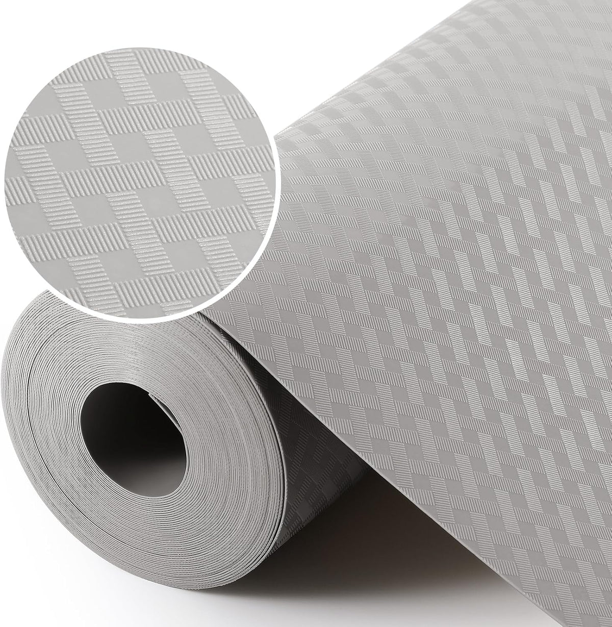 Light Gray Drawer Liners for Kitchen Cabinets Refrigerator Liners Waterproof & Oil-Proof Kitchen
