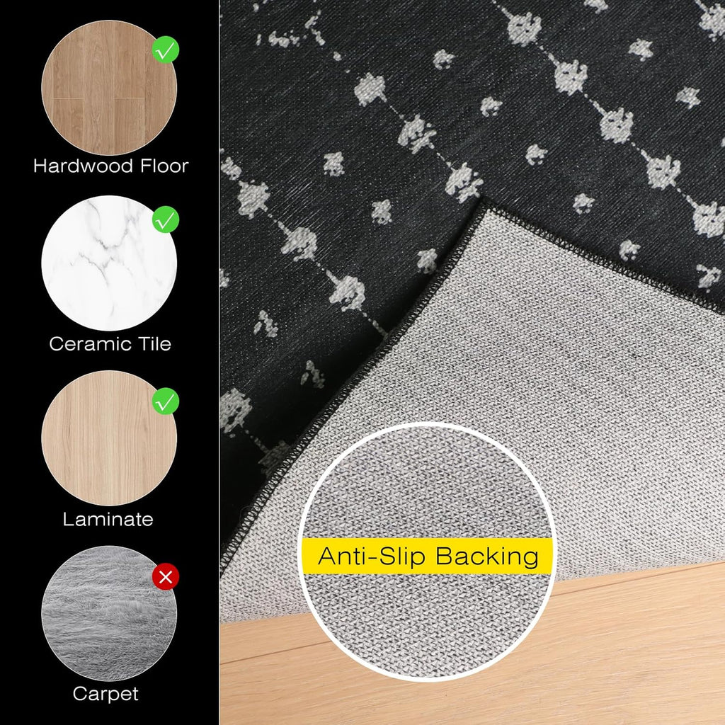 Office Chair Mat for Hardwood & Tile Floors, 48" x 36" Desk Chair Mat, Non-Slip Floor Protector for