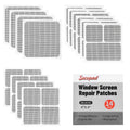 14 Sheets Window Screen Patches Repair Kit, Black 3 Sizes Window Screen Repair Kit for Mesh Screen