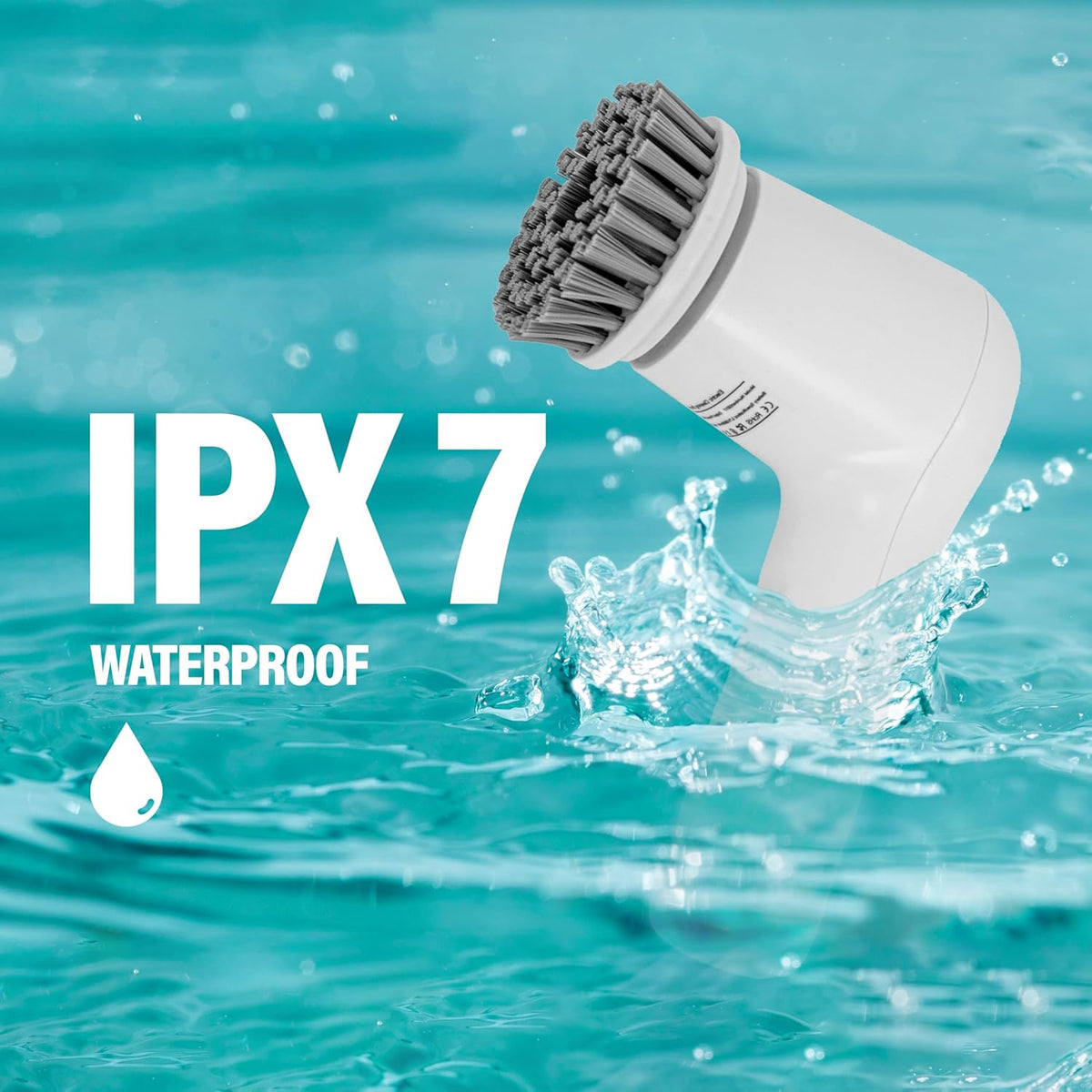 Electric Spin Scrubber,Cordless Cleaning Brush Scrubber for Home, IPX7 Waterproof with 5