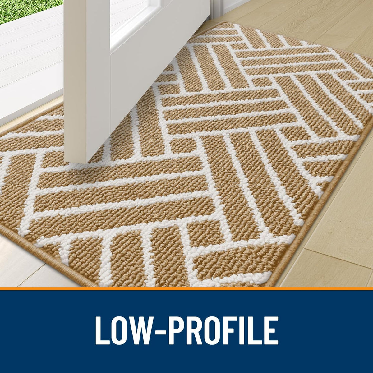 OLANLY Indoor Door Mat, 32x20 Inch, Dirt Resistant and Absorbent, Non-Slip Rubber Backing Floor