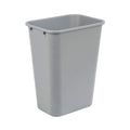 Amazon Basics Rectangular Commercial Office Wastebasket, 10 gallons (Pack of 1), Grey (Previously