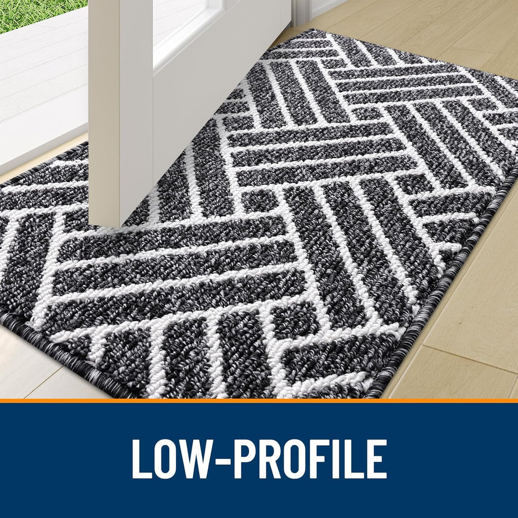 OLANLY Indoor Door Mat, 48x32 Inch, Dirt Resistant and Absorbent, Non-Slip Rubber Backing Floor