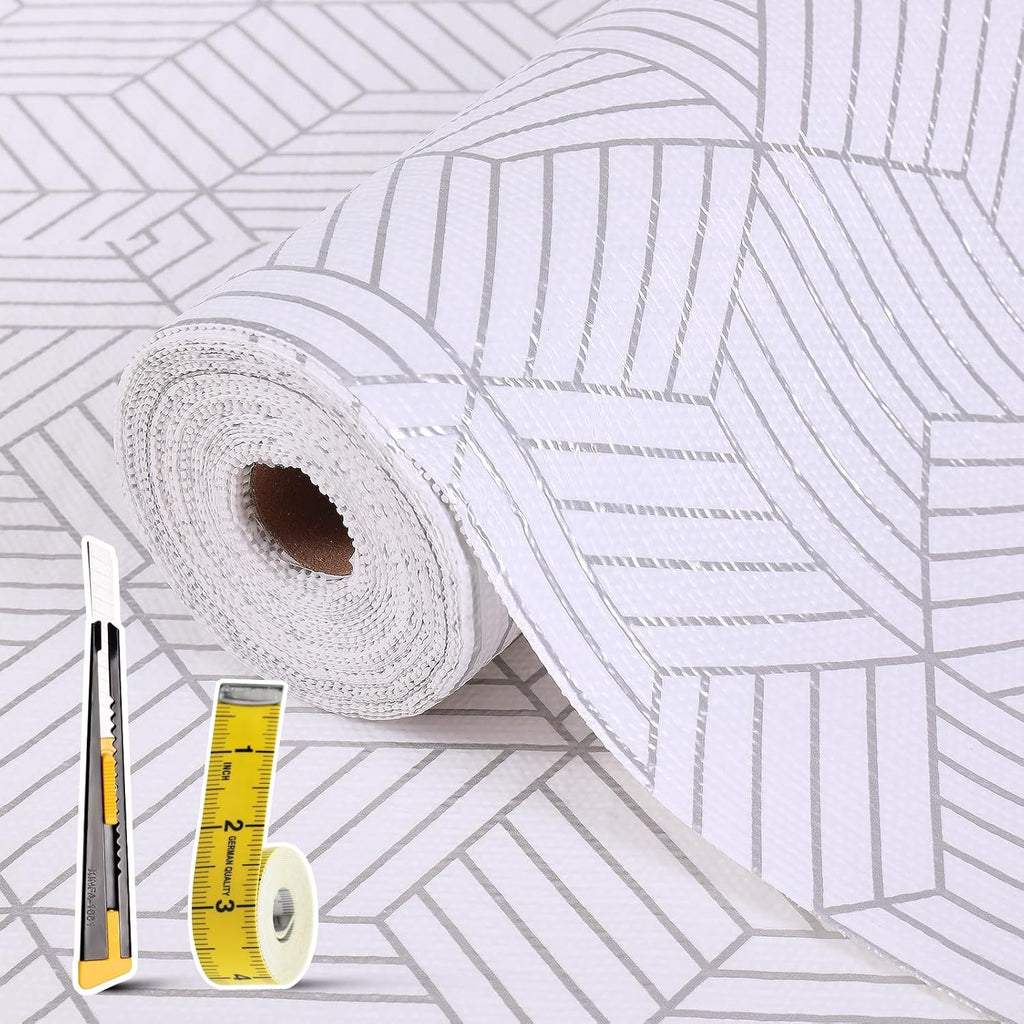 Shelf Liners for Kitchen Cabinets Non Adhesive Shelf Liner Paper Non-Slip Thickened Drawer Liner
