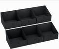 DIMJ Trapezoid Storage Bins for closet shelves, Closet Organzier Bins with Handle, Foldable Closet