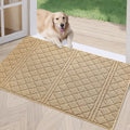 REFETONE Indoor Doormat, Front Back Door Mat 24"x36" Absorbent Rubber Backing Non Slip Door Mats