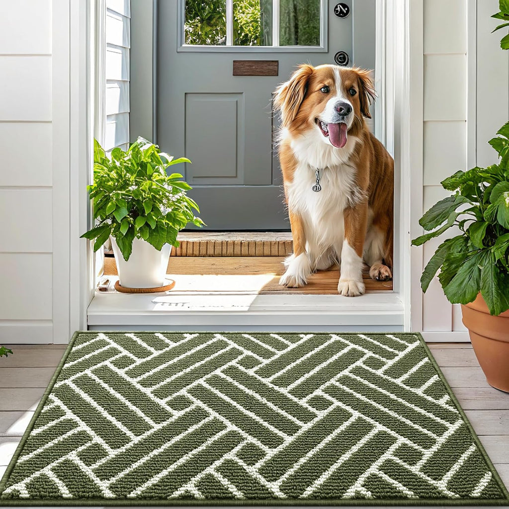 OLANLY Indoor Door Mat, 36x24 Inch, Dirt Resistant and Absorbent, Non-Slip Rubber Backing Floor