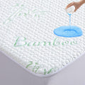 GOONIK Queen Mattress Protector, Breathable Bamboo Viscose Waterproof Queen Size Mattress Pad Cover