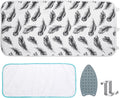 Seiritex Ironing Mat, Portable Ironing Pad 39.4 x 18.9 inch Table Top Iron Board 5 in 1 Travel Iron