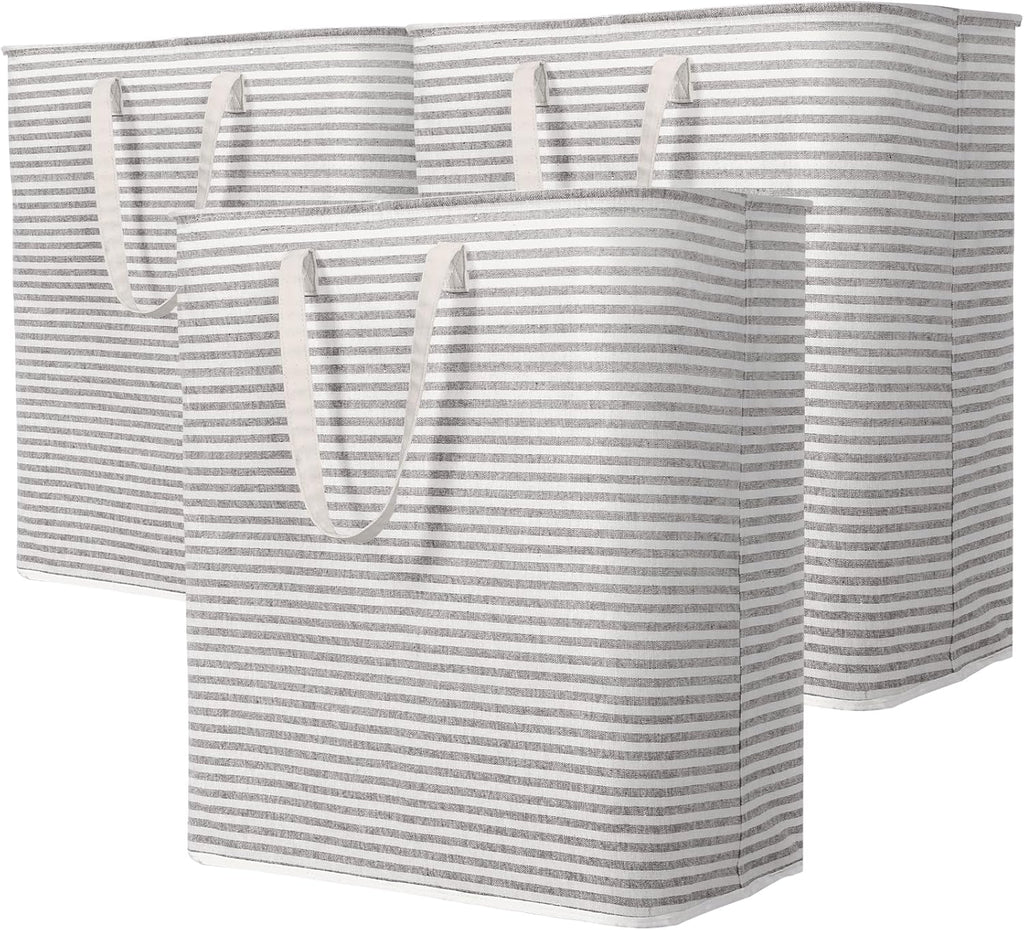 Lifewit 3 Pack Laundry Hamper Large Collapsible Laundry Baskets, Freestanding Waterproof Clothes
