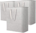 Lifewit 3 Pack Laundry Hamper Large Collapsible Laundry Baskets, Freestanding Waterproof Clothes