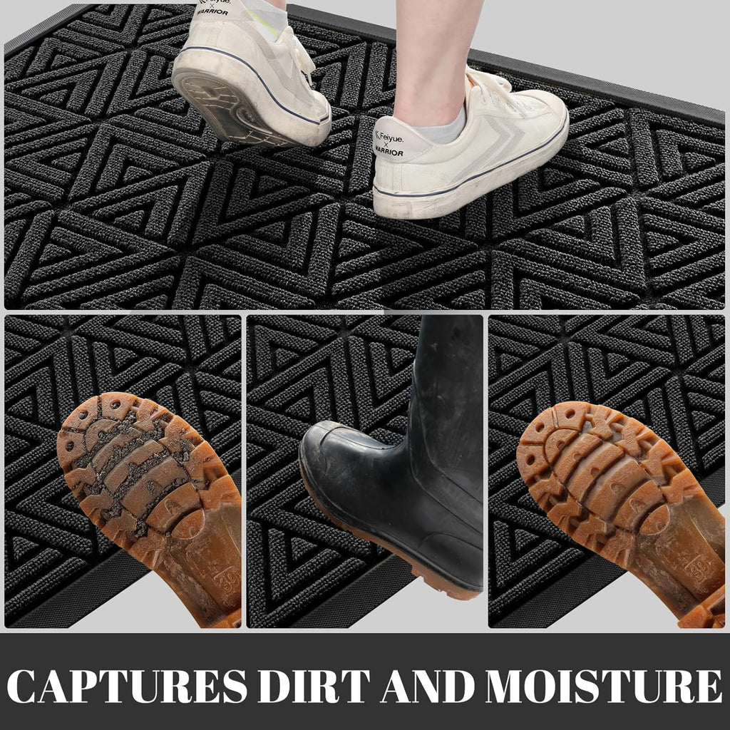 Yimobra Front Door Mat Outside Entrance 72 x 24, Waterproof and Washable Outdoor Mat, Non Slip