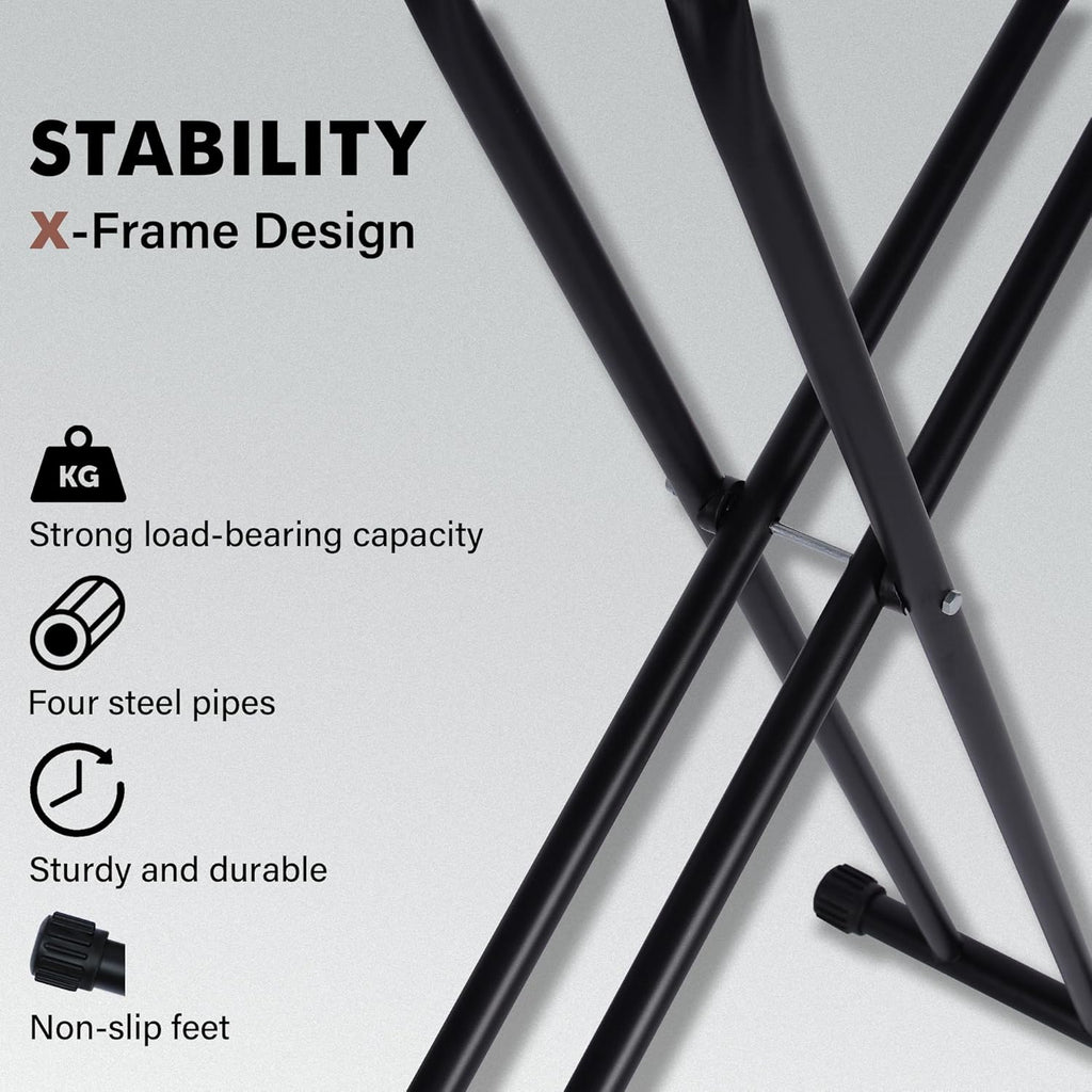 Ironing Board Full Size, Metal Construction Iron Board with Extra Thick Heavy Duty Padded Cover