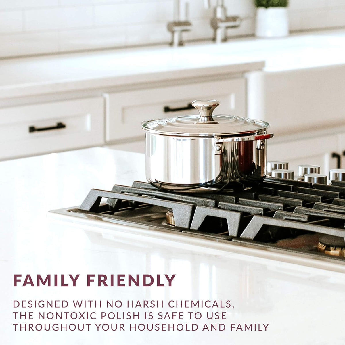 HOPE'S Countertop Restoration Polish, Streak-Free Kitchen Counter Cleaner, No Buildup on