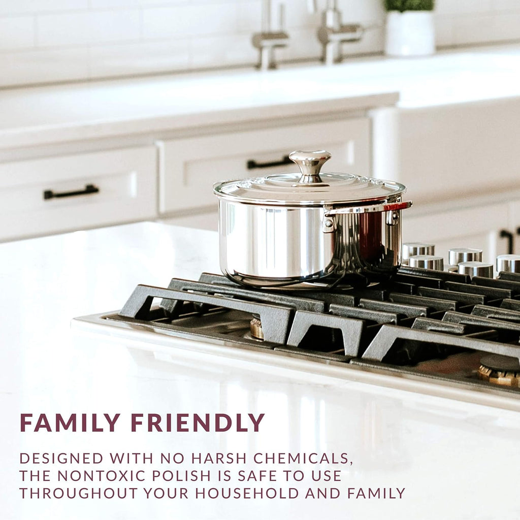 HOPE'S Countertop Restoration Polish, Streak-Free Kitchen Counter Cleaner, No Buildup Countertop