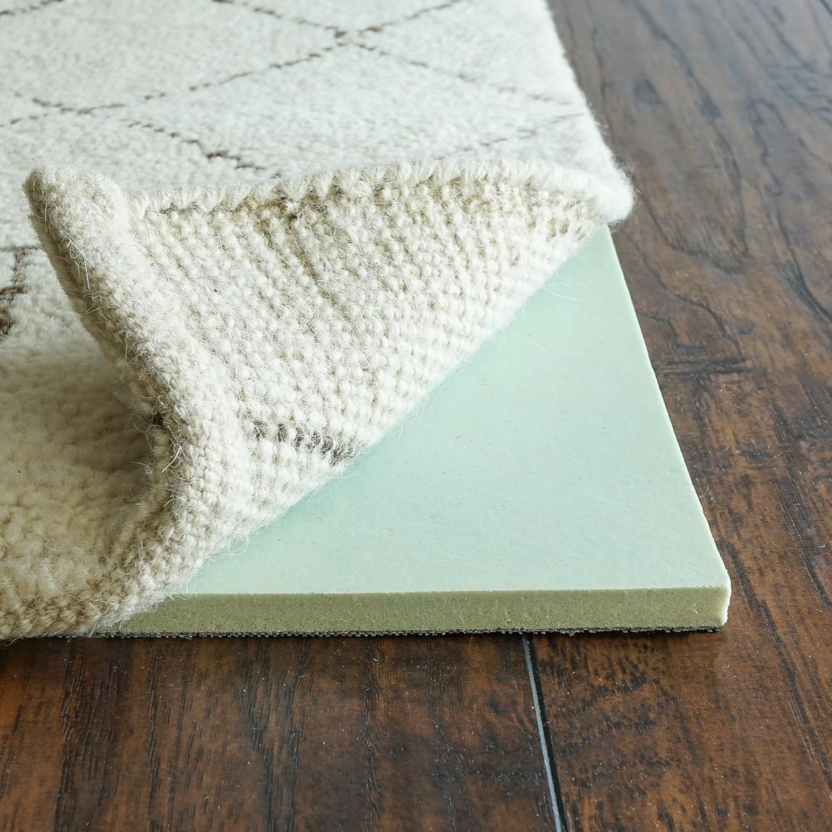 RUGPADUSA - Cloud Comfort Memory Foam - 10'x13' - 7/16" Thick - Luxurious Cushioned Rug Pad - Water