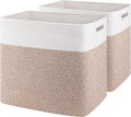 OIAHOMY Storage baskets for Shelf, Large Collapsible Storage Bins, Blanket Basket Living Room, 16.5