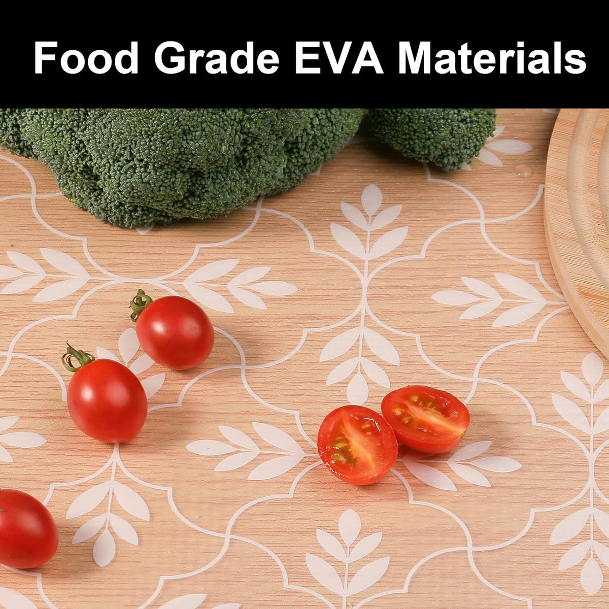Cooyes Shelf and Drawer Liners for Kitchen Cabinets, Non Adhesive Cabinet Liner, EVA Waterproof