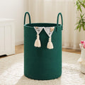 Laundry Basket,Woven Cotton Rope Laundry Hamper,40L for Decorative Storage of Dirty Clothes,Toys