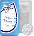 25 Gram 10 Packs Moisture Absorbers Packs, Leakproof Desiccant Dehumidifier Bags for Bathrooms