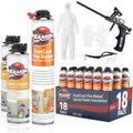 Kraken Bond Fastcoat Fire Rated Spray Foam Insulation Closed Cell in a Can 360 sq ft (18x27.1 oz.)