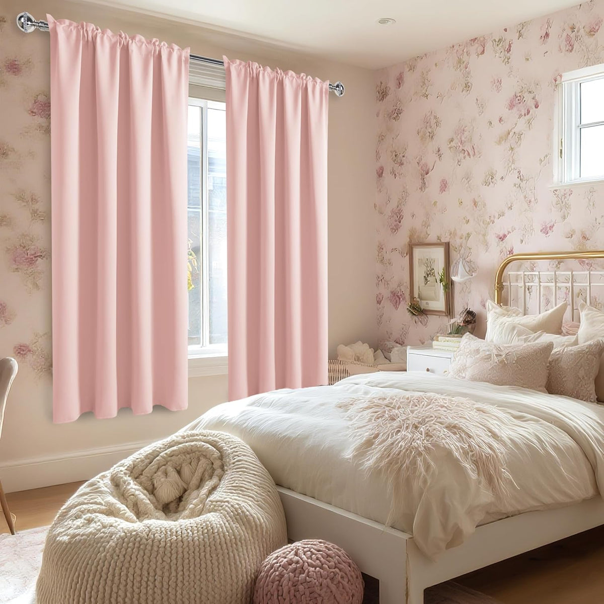 DWCN Blackout Curtains – Thermal Insulated, Energy Saving & Noise Reducing Bedroom and Living Room