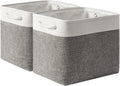 TcaFmac Organization and Storage Basket for Organizing - 16x12x12 inch Large 2 Pack Collapsible