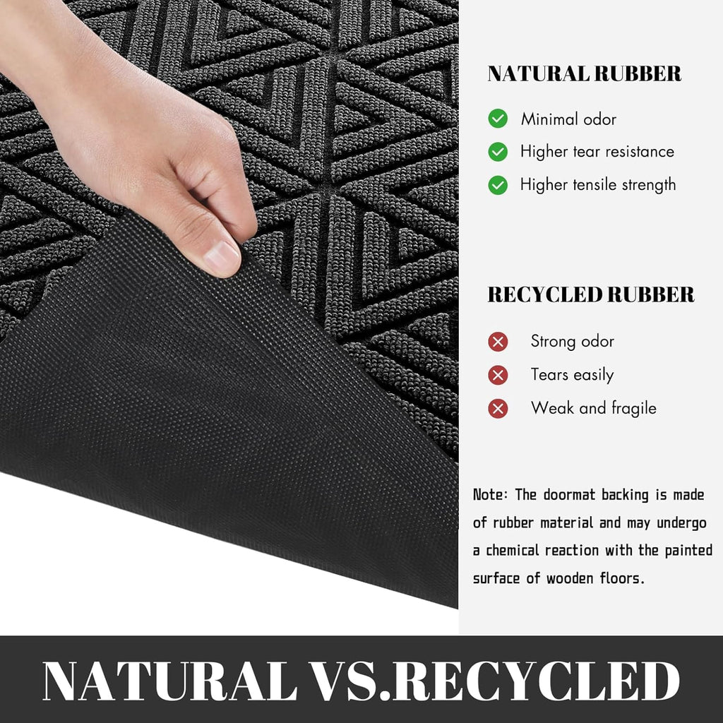 Yimobra Front Door Mat Outside Entrance 72 x 24, Waterproof and Washable Outdoor Mat, Non Slip