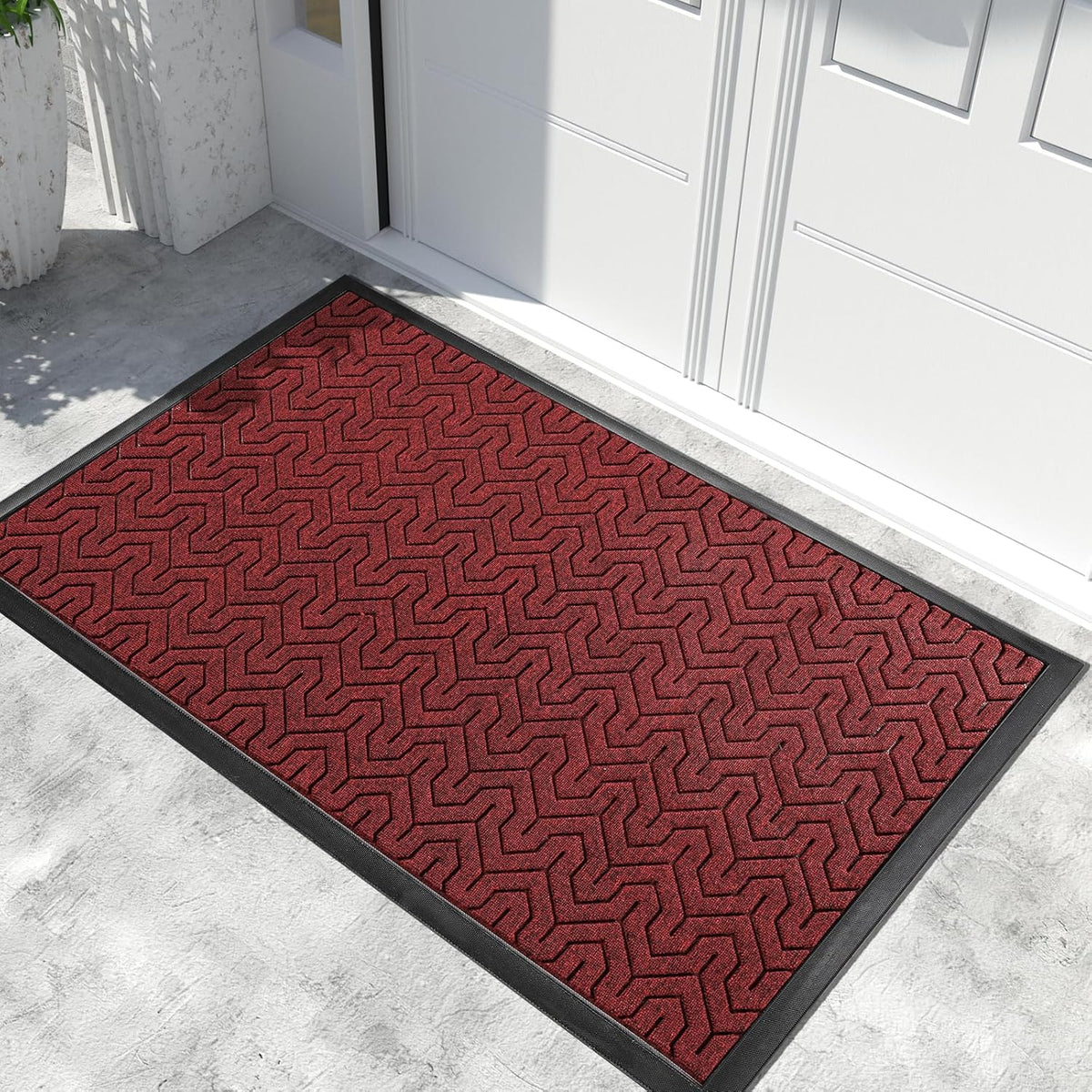 Yimobra Extra Large Door Mat Outside Entrance 60x32, Waterproof Heavy Duty Outdoor Mats for Front