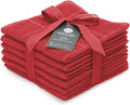 100% Cotton Dish Cloths for Dish Washing, Terry Dish Cloth, Cotton Dish Rags, 6 Pack, Super Soft