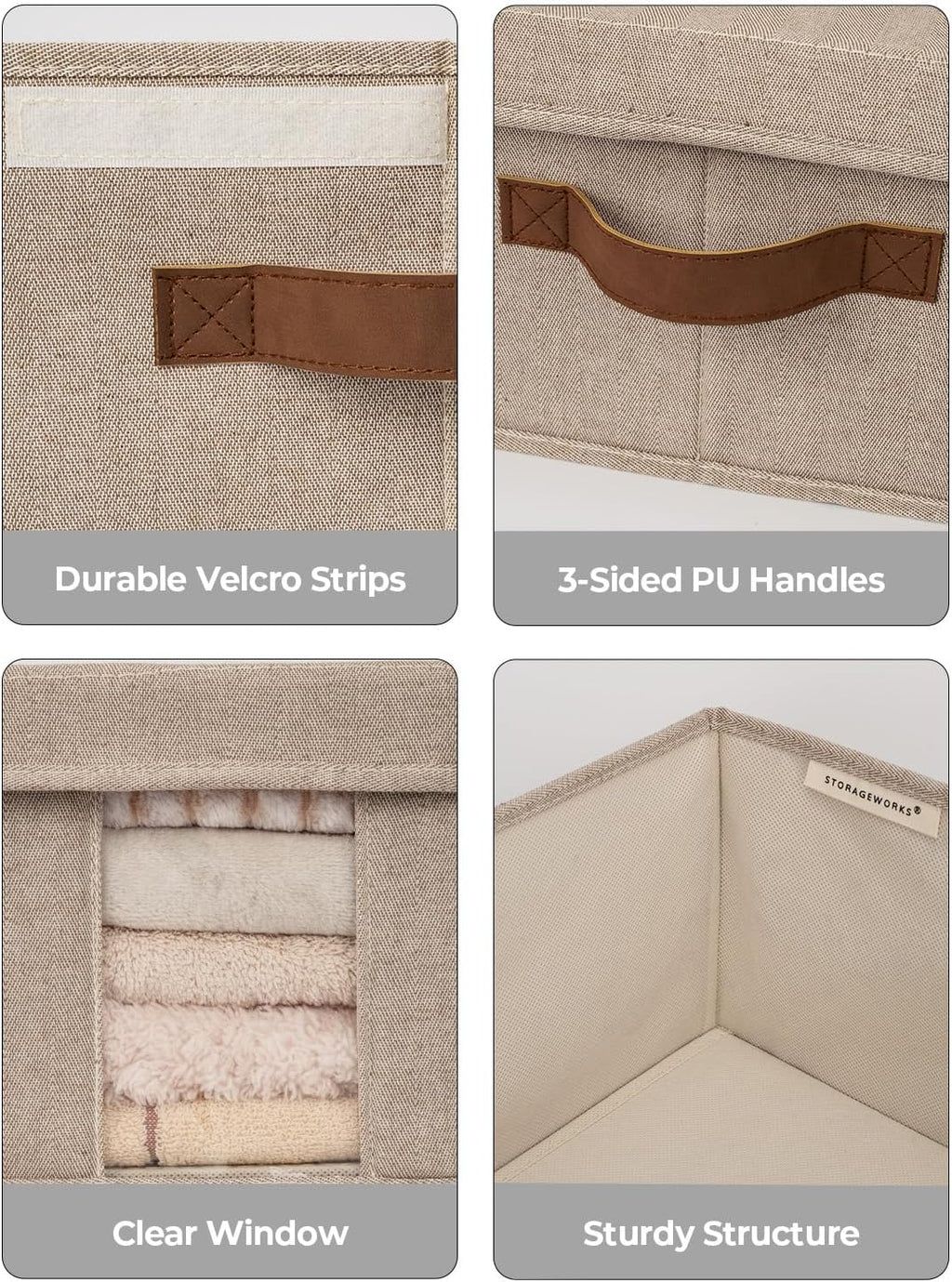 StorageWorks 2-Pack Jumbo Under Bed Storage Bins with Lids, Underbed Storage Containers with