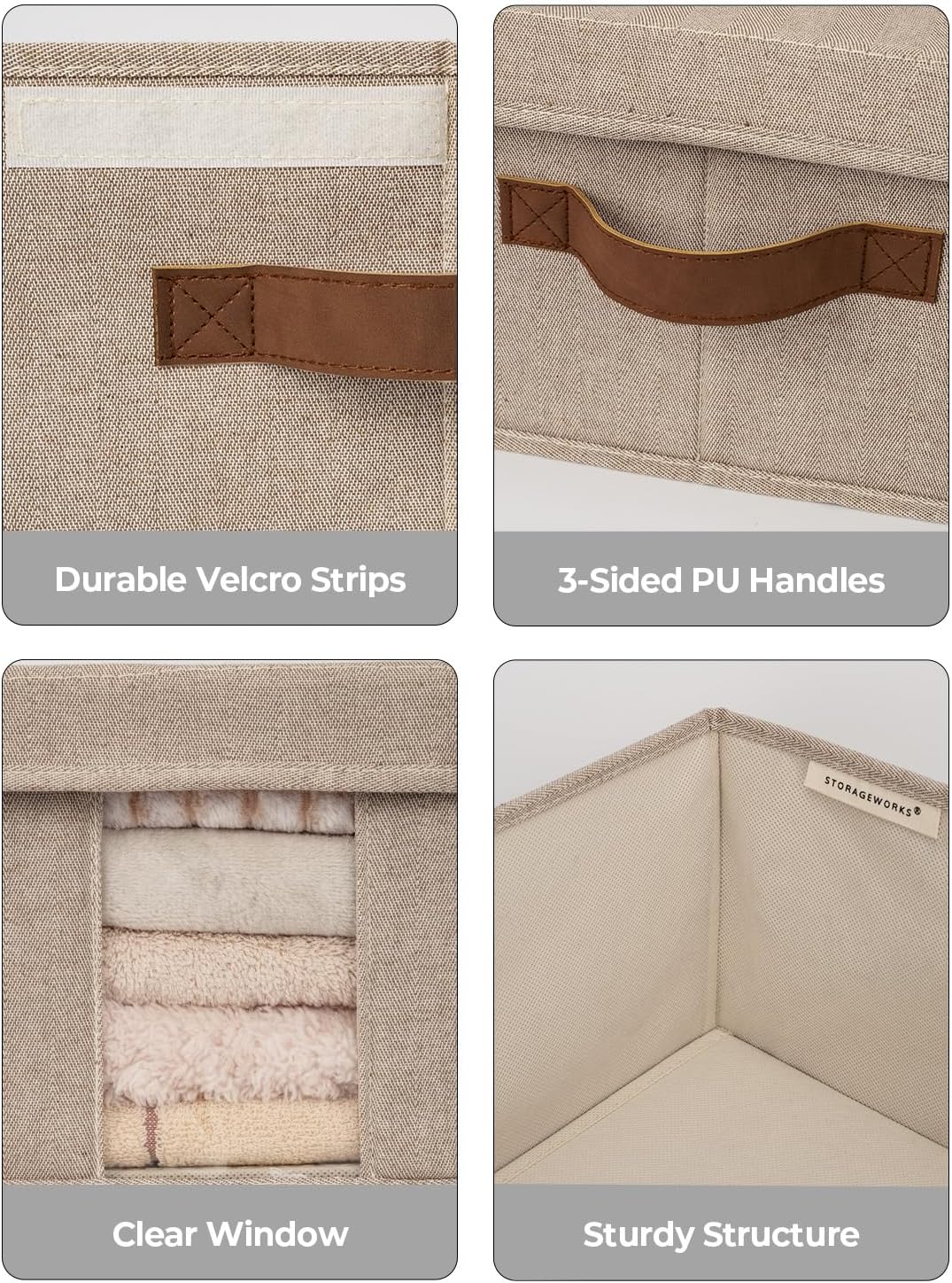 StorageWorks 2-Pack Jumbo Under Bed Storage Bins with Lids, Underbed Storage Containers with