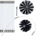HOKLNUSE Dryer Vent Cleaner Kit Chimney Sweep Cleaning Tools Pellet Stove Cleaner Kit Air Dryer