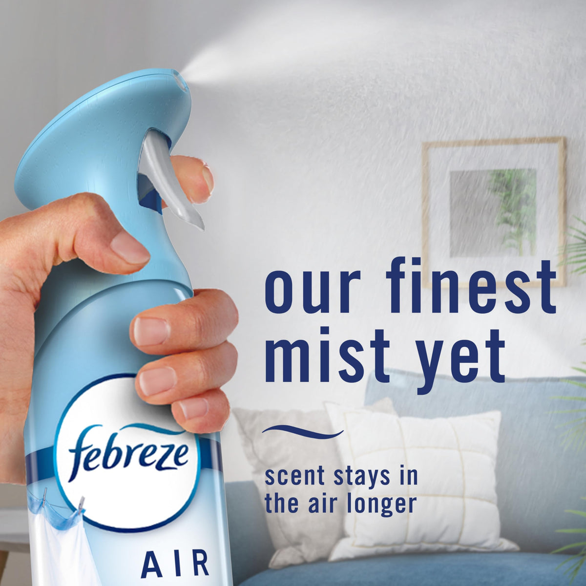 Febreze Air Mist, Air Freshener Spray, Odor Fighting Room Spray, Deodorizer for Home Bathroom