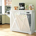 Betterhood TOLEAD Tilt Out Trash Can Cabinet, Hidden Trash Bin with Deodorizing & Negative Ion