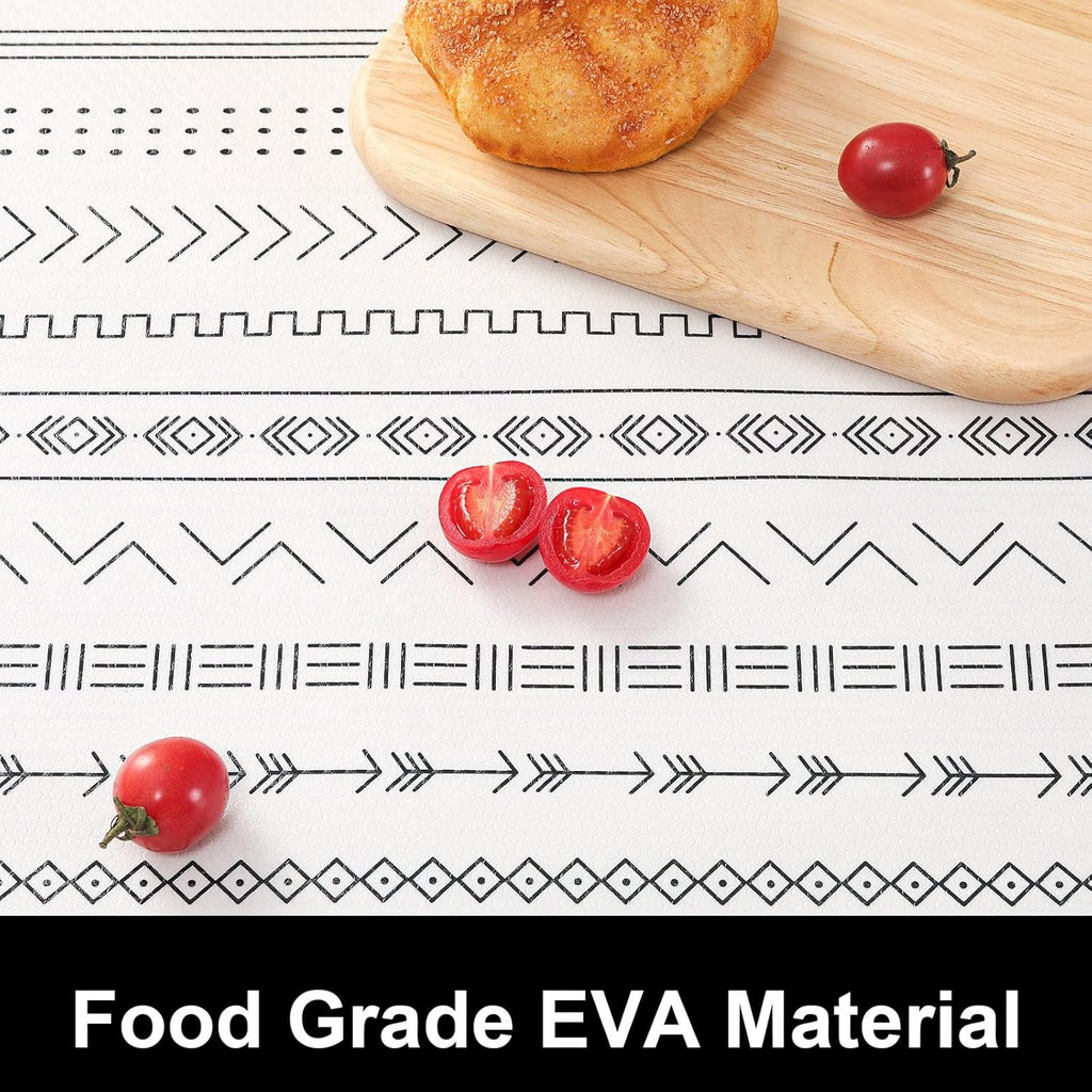Cooyes Shelf Liners for Kitchen Cabinets Refrigerator Liners Waterproof & Oil-Proof Kitchen