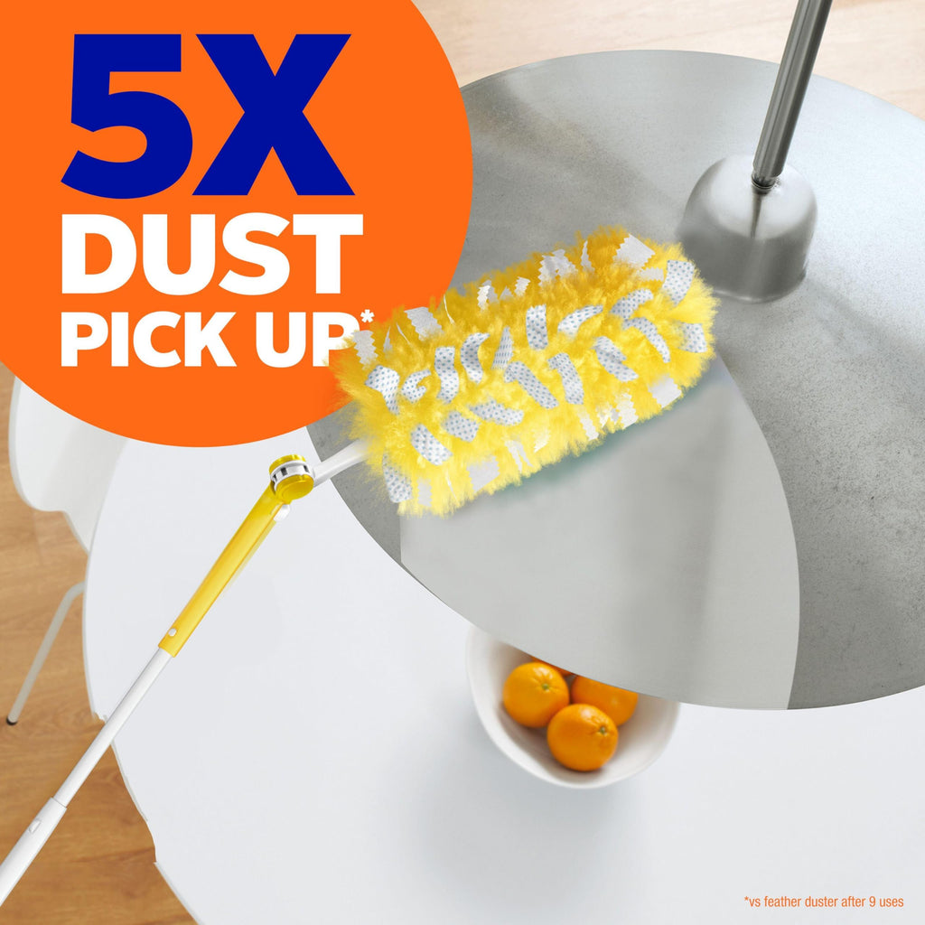 Swiffer Duster Kit with 3 ft Extendable Handle, Dusters for Cleaning, Set Includes 1 Extension Pole