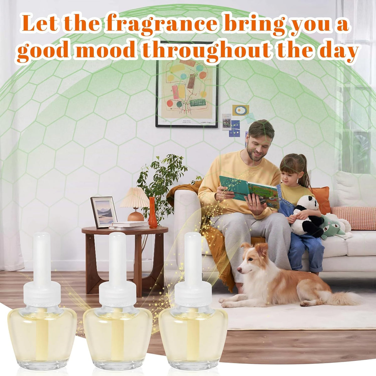 PlugIns Refills Air Freshener, Scented and Essential Oils for Home and Bathroom, Hawaiian, Jasmine