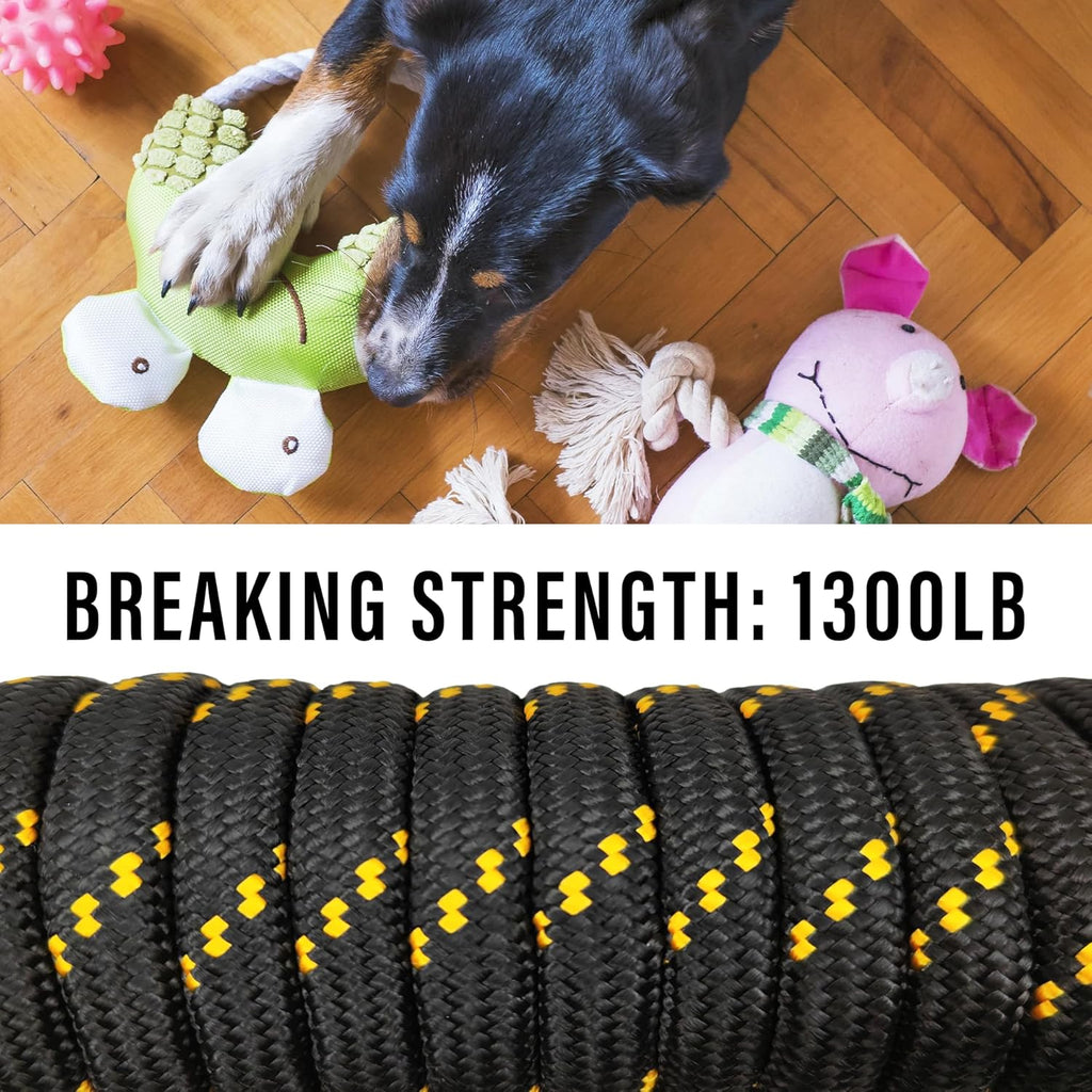 Diamond Braided Polypropylene Rope Nylon Rope Mix Thick Heavy Duty Ropes 1/2 inch 50ft High