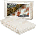 Nevlers 6'x9' White Under Rug Non Slip Pad | PVC Foam Non Slip Rug Pad & Carpet Pad | Customizable