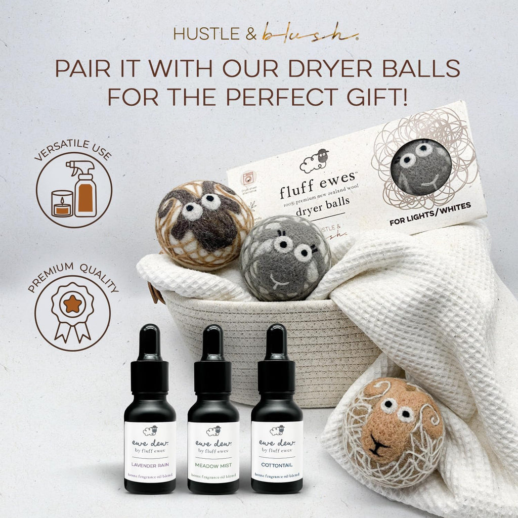 Laundry Essential Oils for Dryer Balls 15ml Cottontail - Blend of Laundry Fragrance Oil and