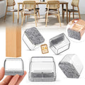 24PCS Rectangular Chair Leg Floor Protectors, Furniture Sliders, Non-Slip Felt Furniture Pads for