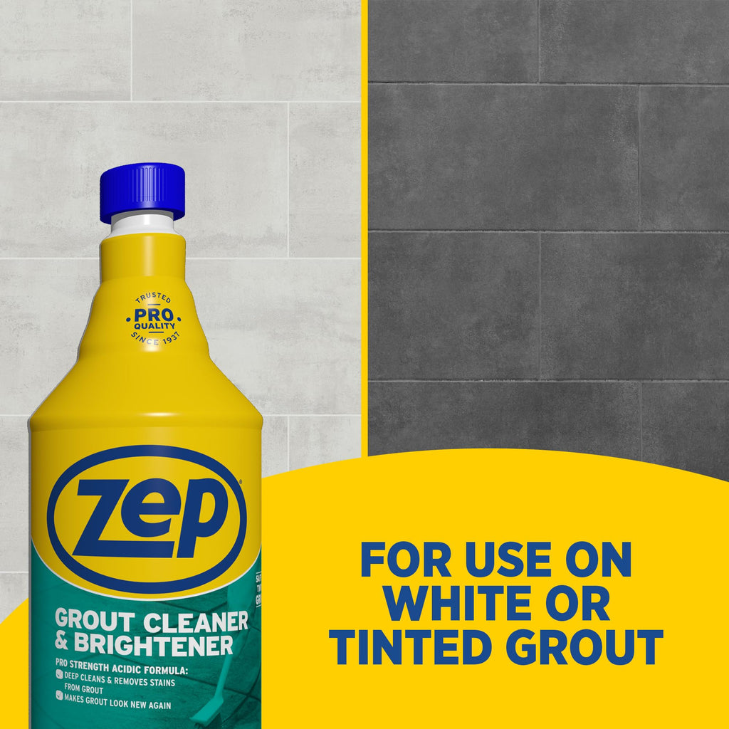 Zep Grout Cleaner and Brightener - 32 oz (Case of 12)