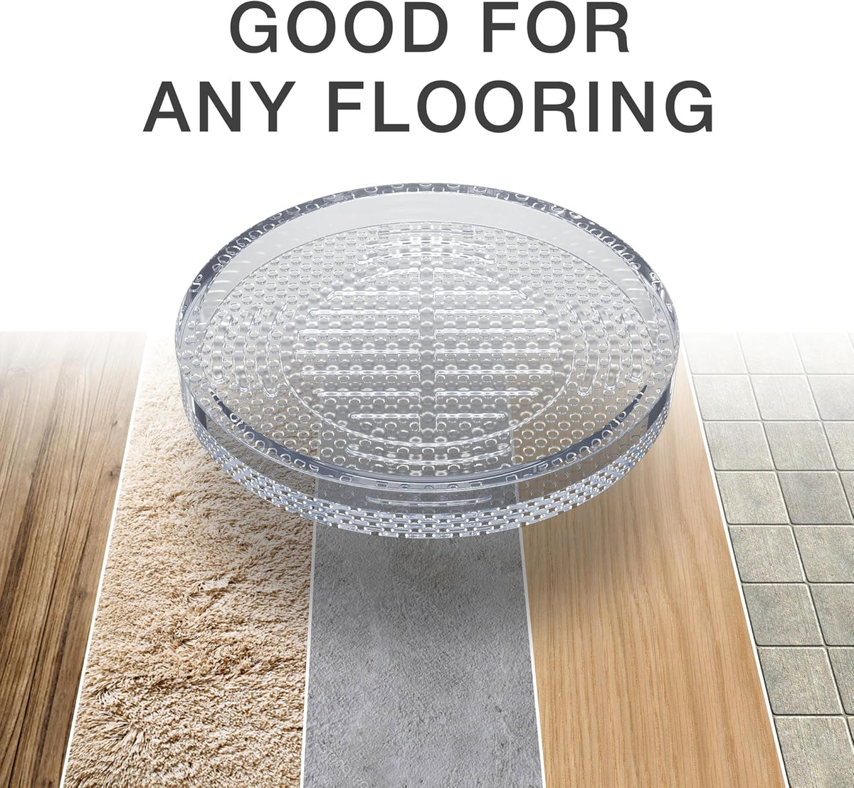 X-Protector Furniture Cups - 4 PCS 2.2" - Non Slip Furniture Pads for Hardwood Floors - Transparent