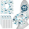 60 Pack Toilet Seat Covers Disposable, Extra Large Waterproof Toilet Cover for Toddlers & Adults