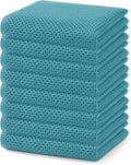 Homaxy 100% Cotton Waffle Weave Kitchen Dish Towels, Ultra Soft Absorbent Quick Drying Cleaning