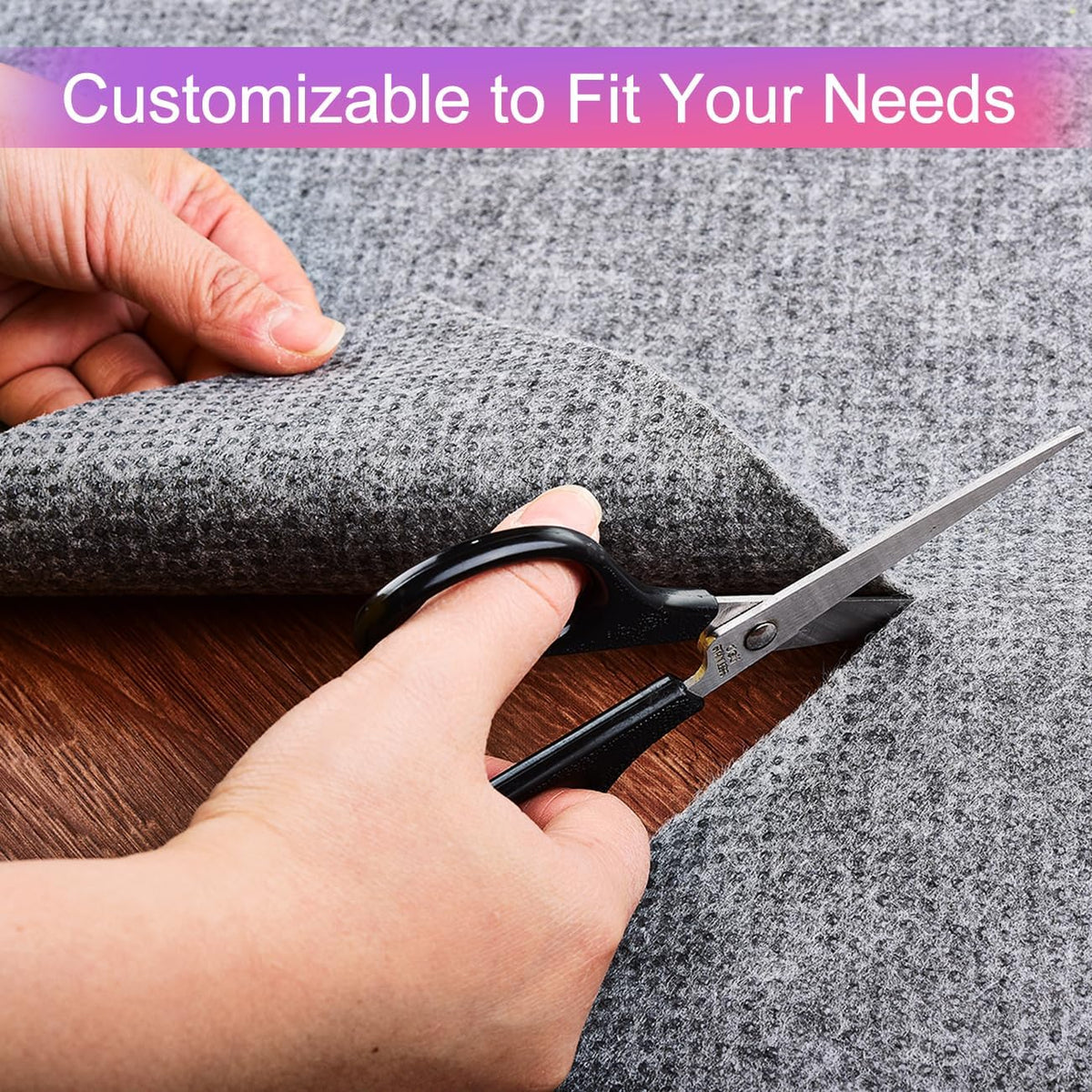 Ultra Strong Anti-Slip Rug Felt Pad 2 x 4 Feet Non Slip Area Gripper, Thin Profile Non Skid Carpet