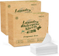 Poesie Laundry Detergent Sheets Fragrance Free 320 Sheets Liquid Free Travel Laundry Soap