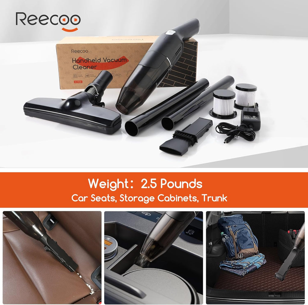 Cordless Stick/Handheld Vacuum Cleaner, 10-17Kpa 2-Level Powerful Suction,Fast Charging-Use