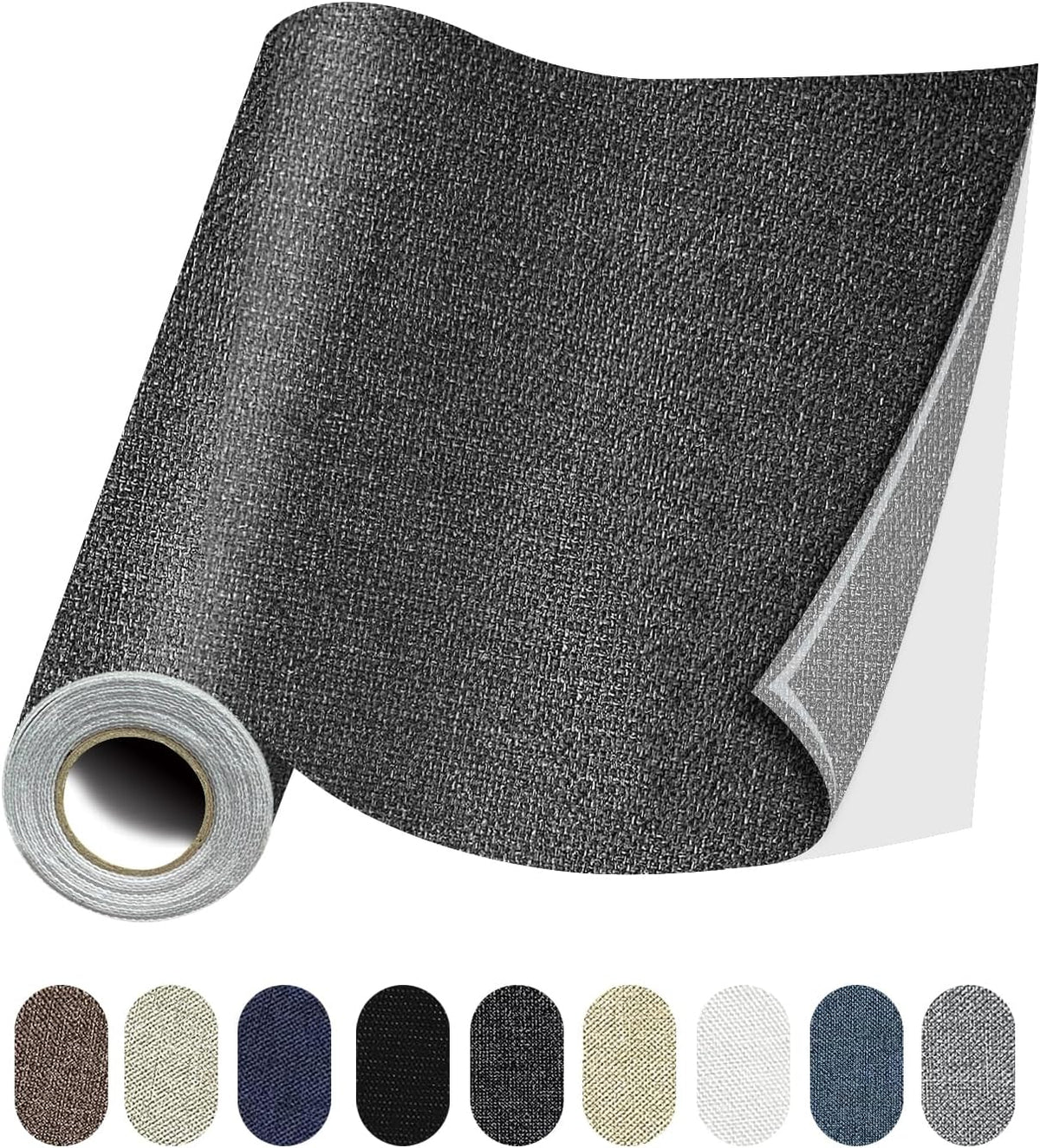 Fabric Repair Patches, 17X79 Inch Linen Repair Tape Self-Adhesive Fabric Patches Durable, DIY Large